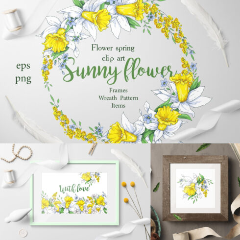 Sunny Flowers – Spring Clip Art cover image.