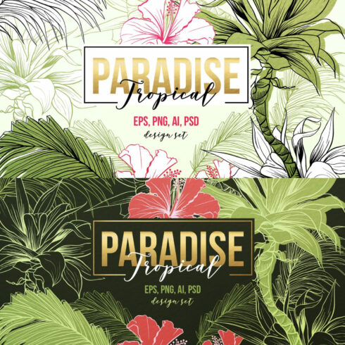 Tropical Paradise - Design Set cover image.