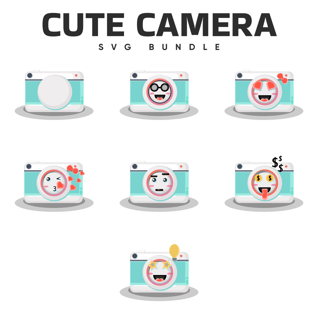 Prints of cute camera svg.