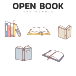 Open Book SVG Designs – MasterBundles
