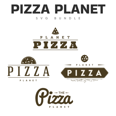 Pizza planet svg bundle preview.