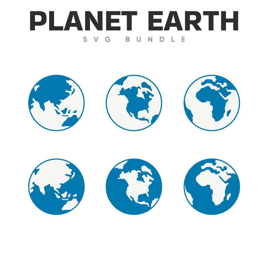 Prints of planet earth.