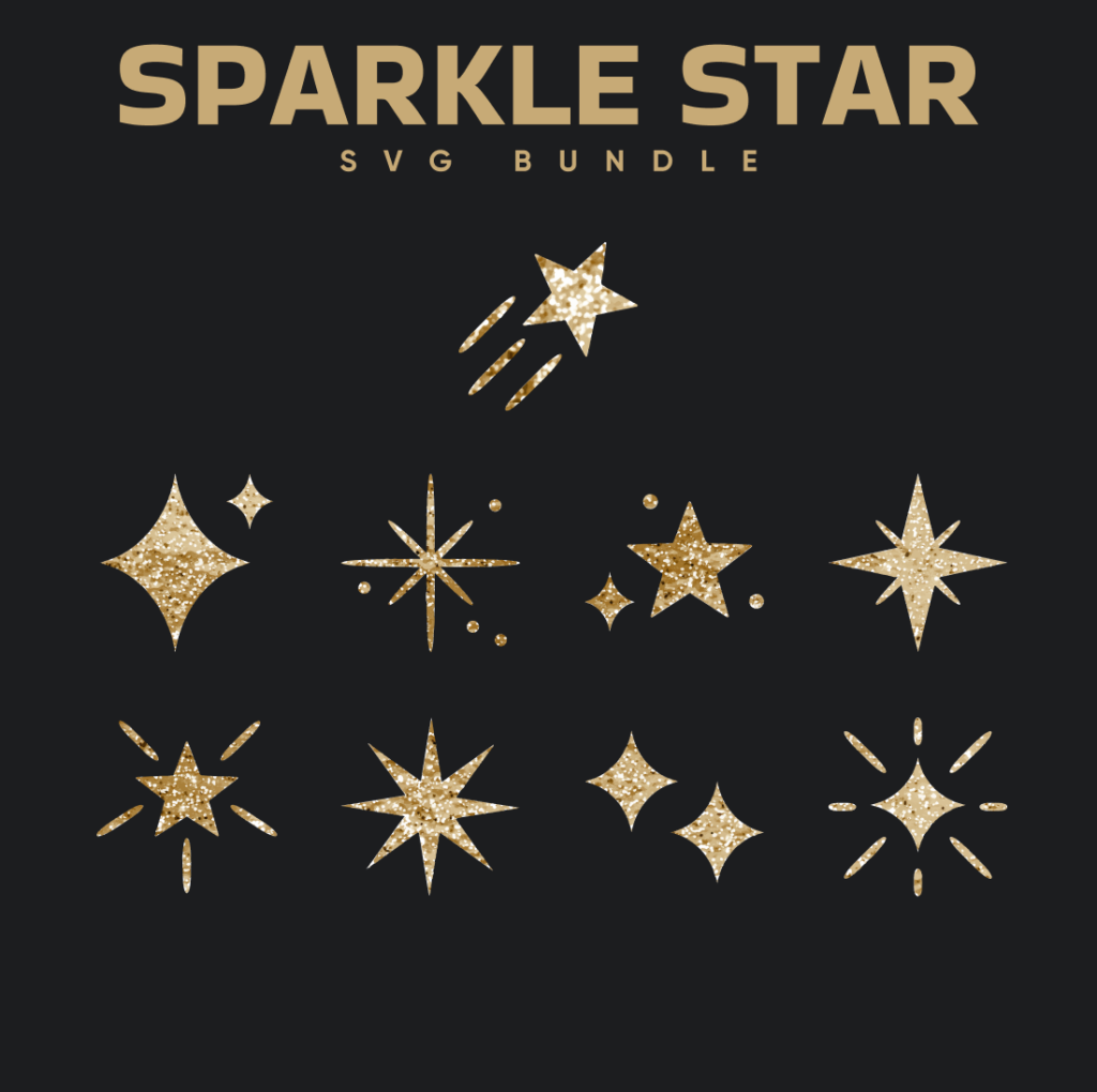 Sparkle Star SVG MasterBundles