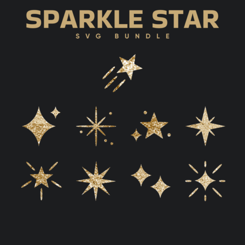 Prints of sparkle star svg bundle.