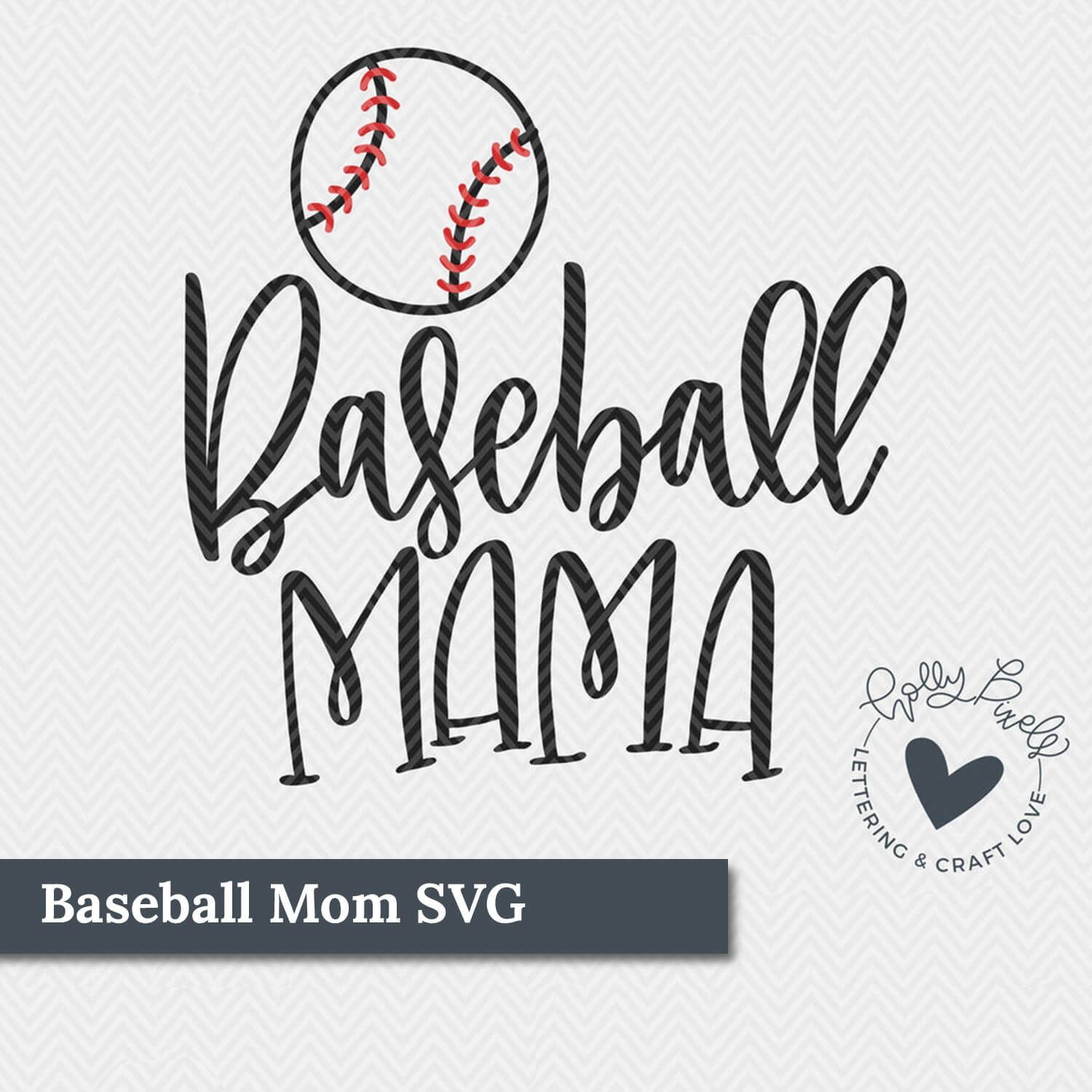 Logo Baseball Mom SVG.