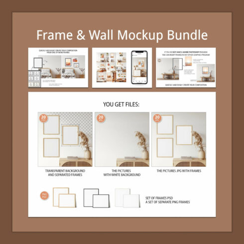 Frame & Wall Mockup Bundle.