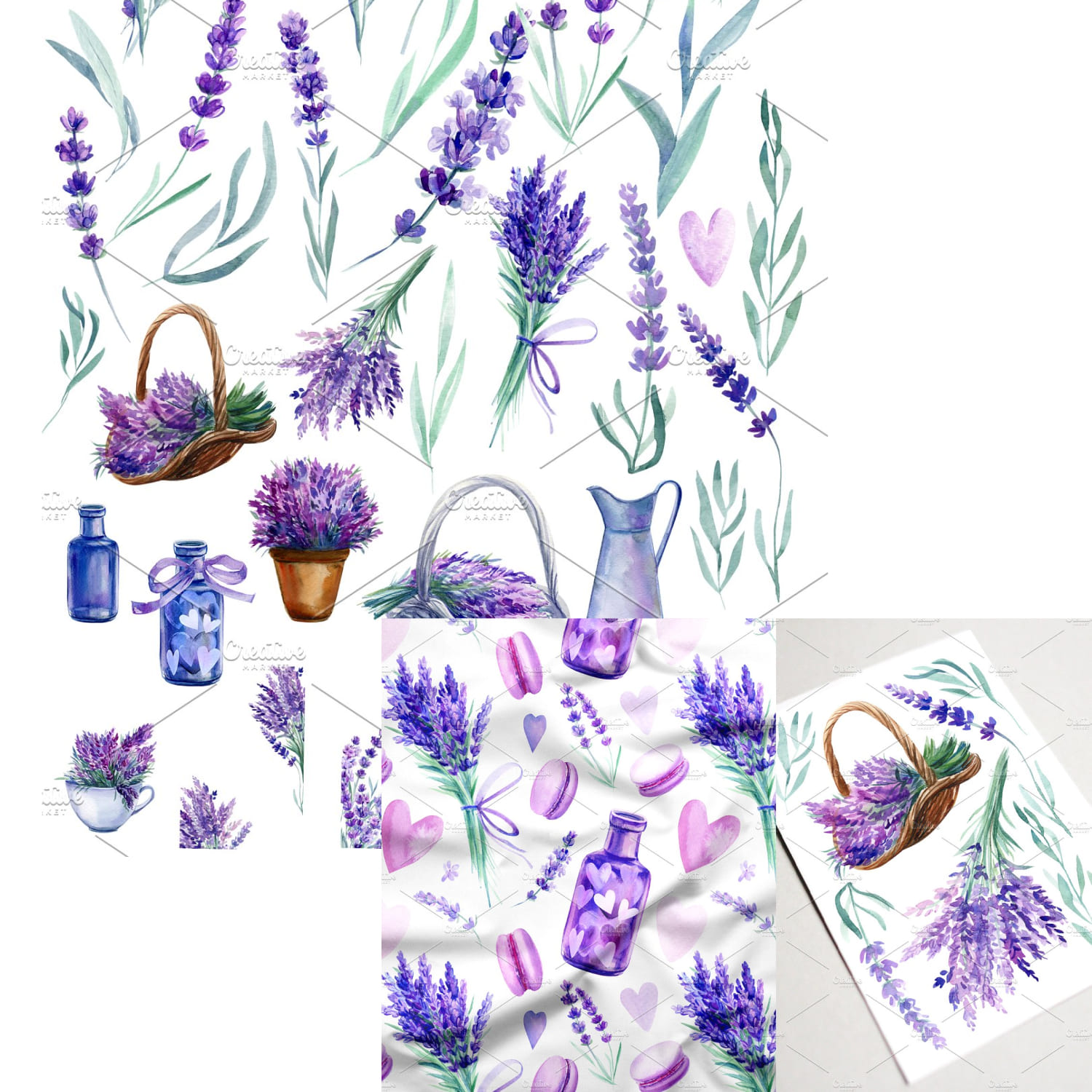 lavender watercolor.