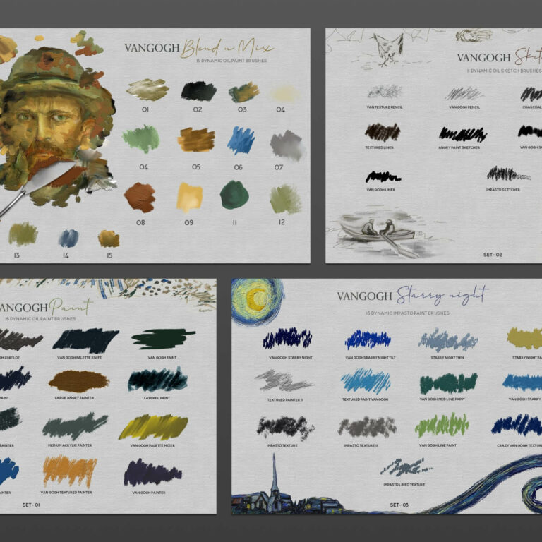 VanGogh Paint Brush Bundle MasterBundles