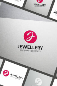 Jewellery Letter J Logo – MasterBundles