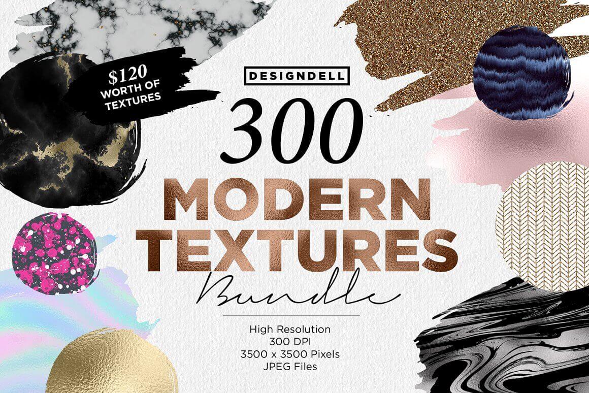 Inscription: $120 worth of textures, 300 modern textures.
