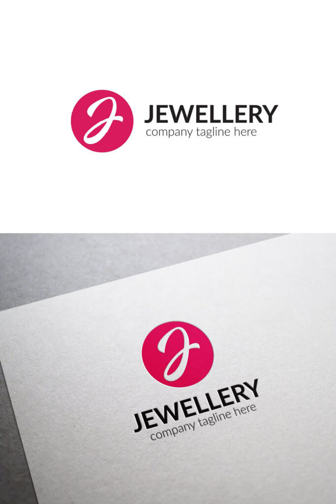 Jewellery Letter J Logo – MasterBundles