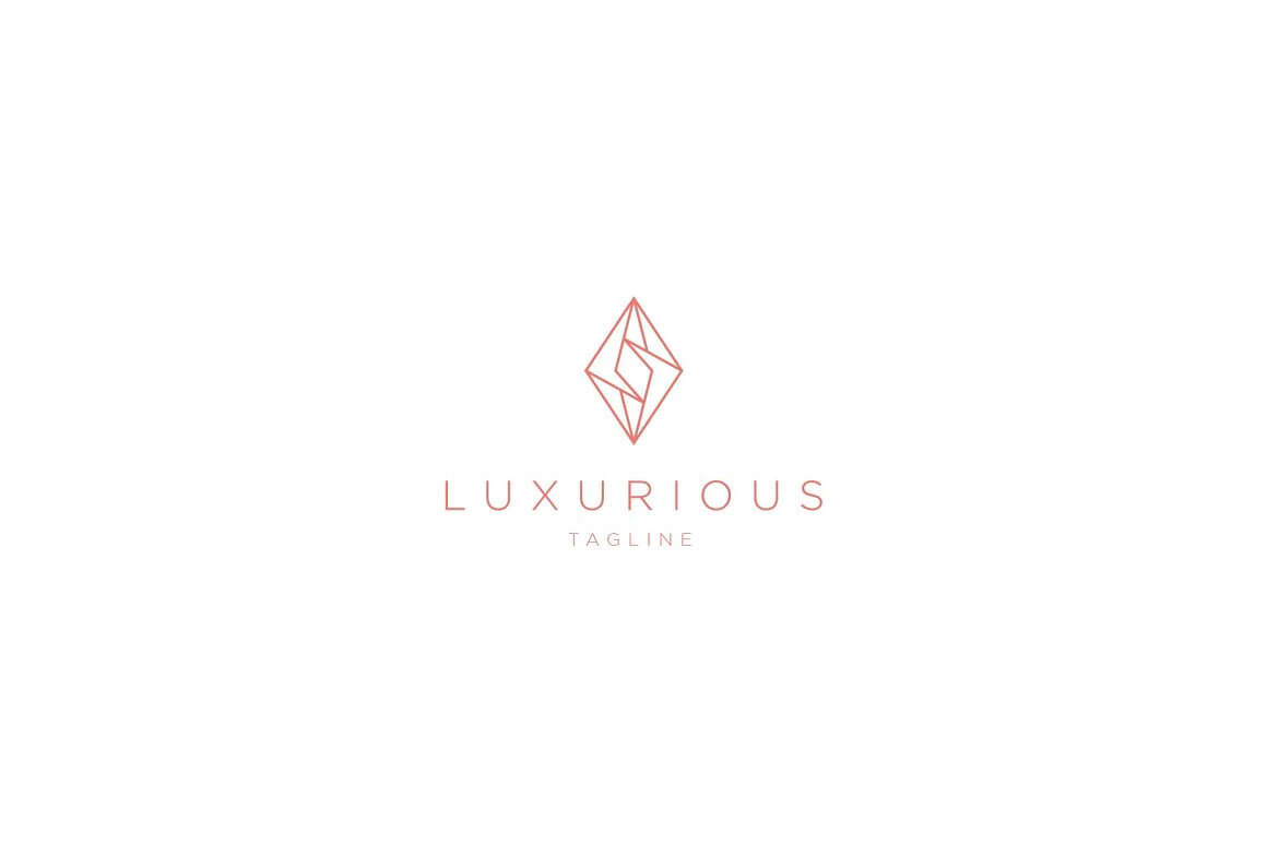 Large square white luxury jewelry logo.