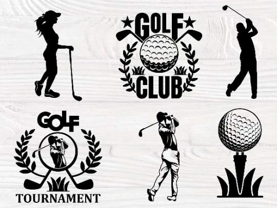 Logotype Golf Club, Golf Tournament.