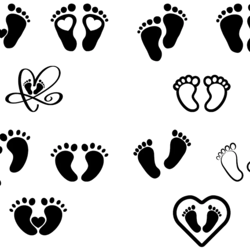 Baby Feet Print SVG | Master Bundles