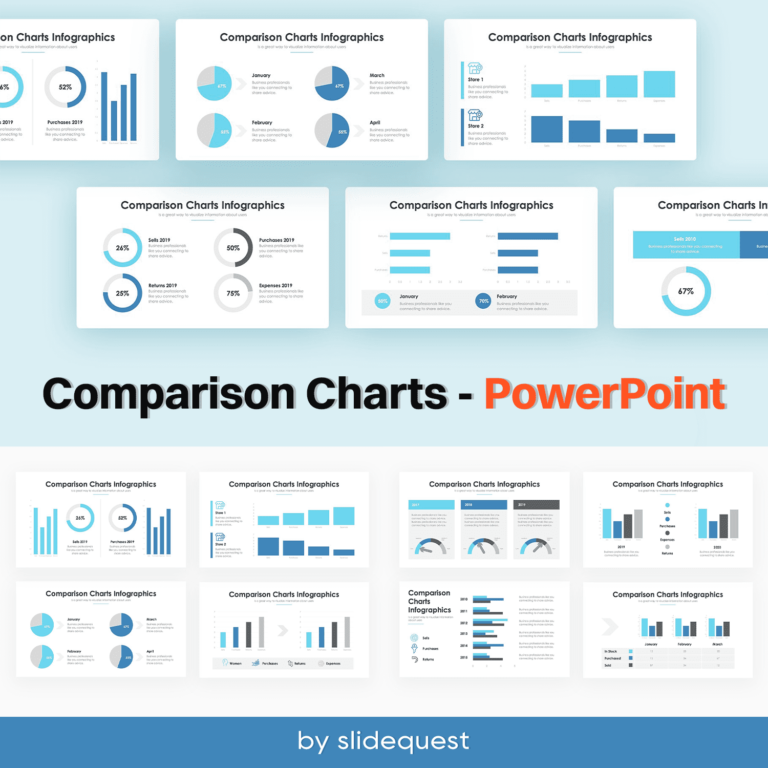 Comparison Charts - PowerPoint Template – MasterBundles