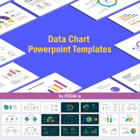 Data Chart PowerPoint Templates cover image.
