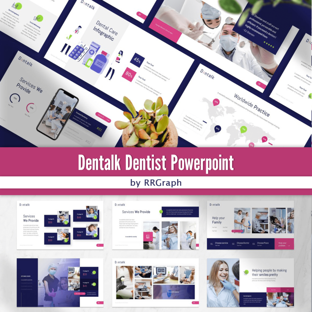Free Dental Powerpoint Template Masterbundles