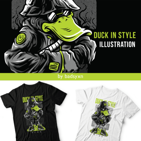 Duck in Style Illustration cover image.
