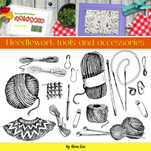 Needlework tools and accessories for fafcebook.