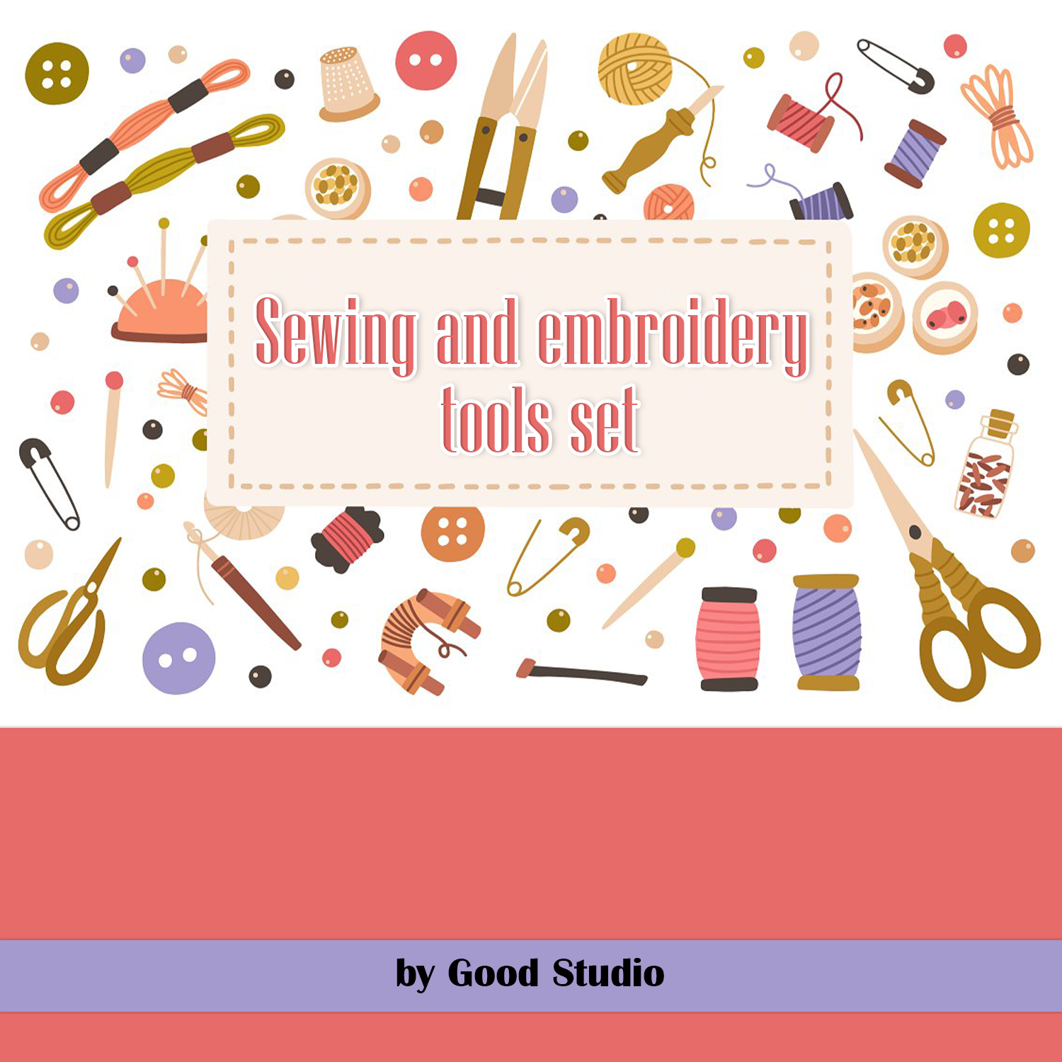 Sewing and embroidery tools set for facebook.