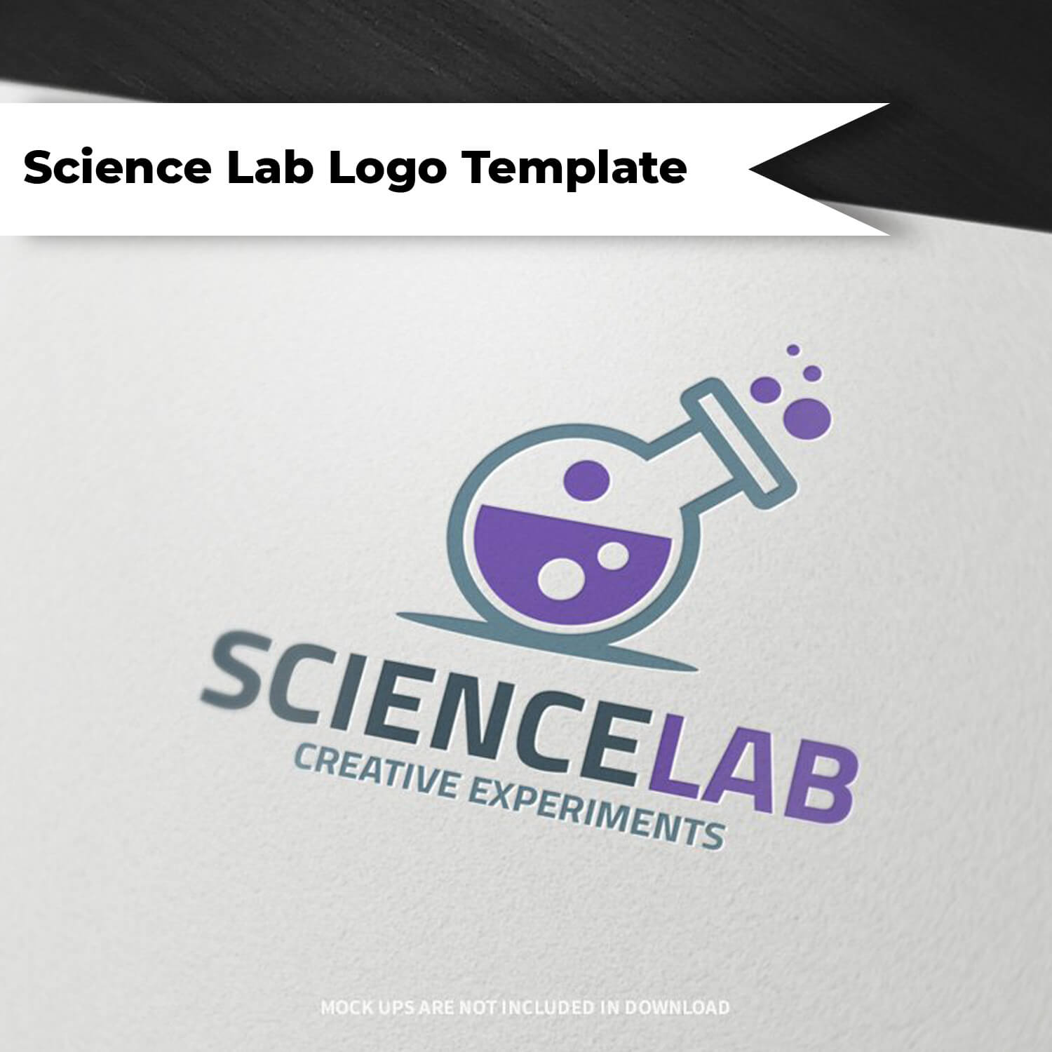 Science lab logo template are not included in download.