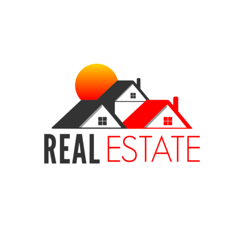 Real Estate Business Logo Design Template cover image.