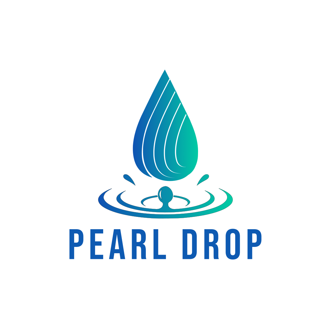 Pearl Drop Creative Design Logo.
