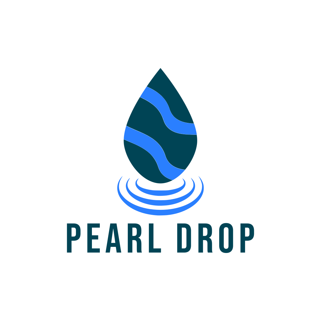Pearl Drop Custom Design Logo previews.