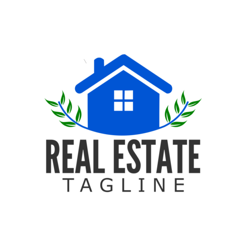Real Estate Custom Logo Design Template cover image.