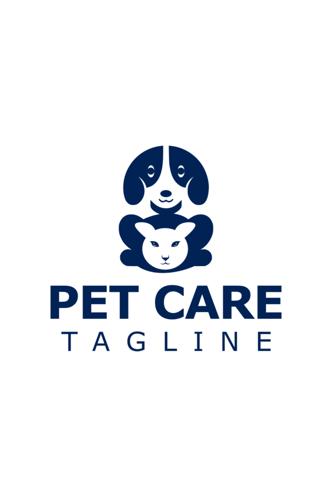 Pet Care Custom Logo Design Template - MasterBundles