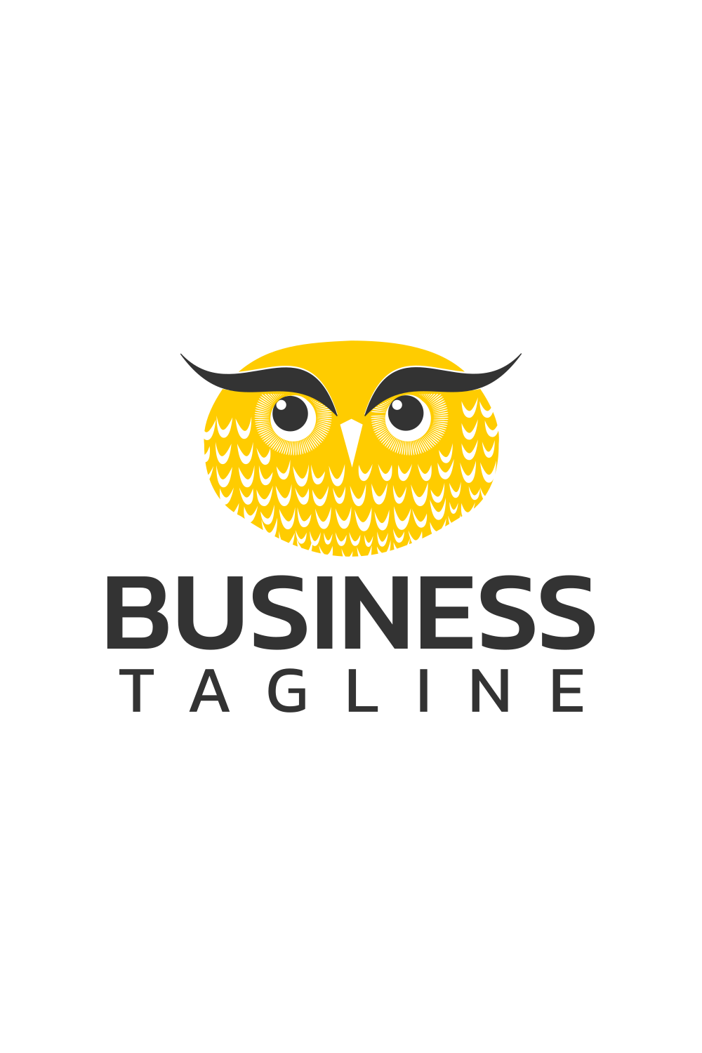 Owl Attractive Logo Design Template previews.
