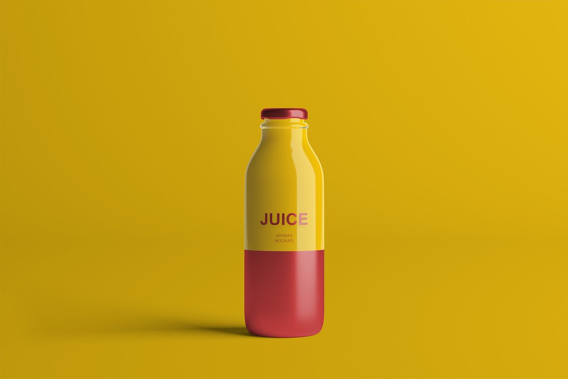 Mustard red bottle.