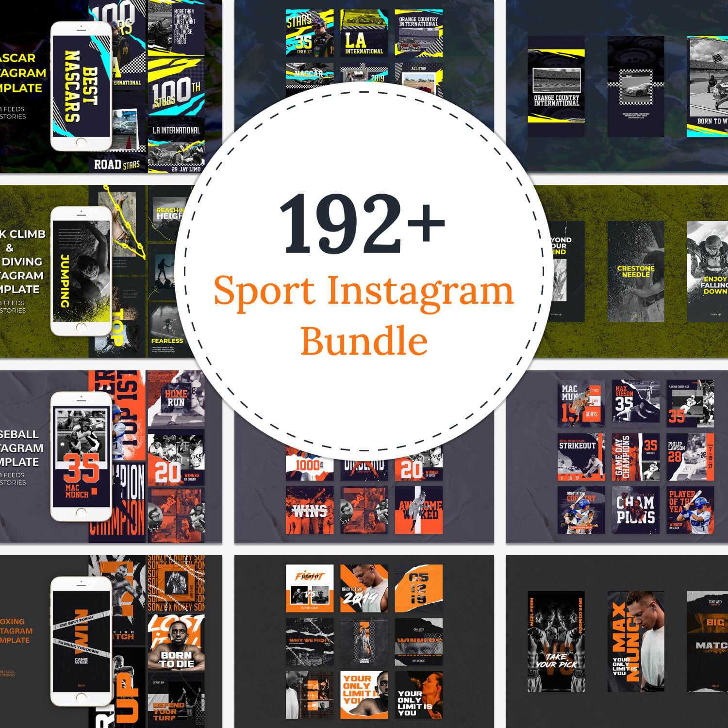 192+ sport instagram bundle.