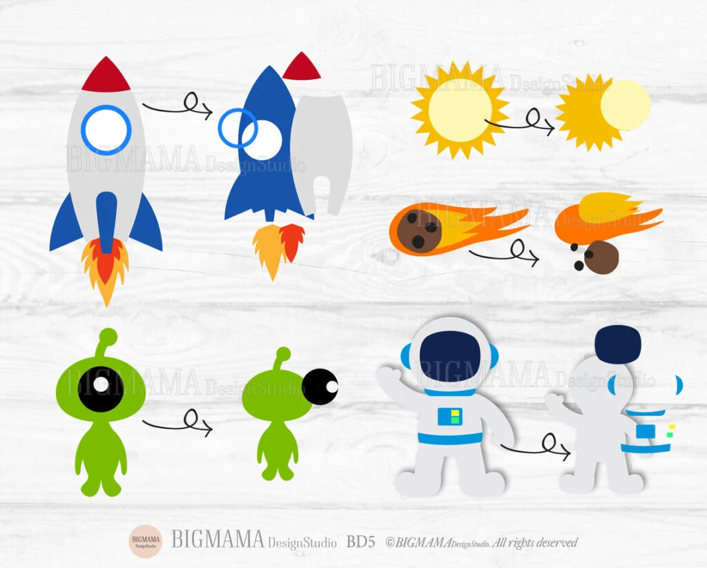 Space SVG, Space Rocket, Spaceship, Astronaut – MasterBundles