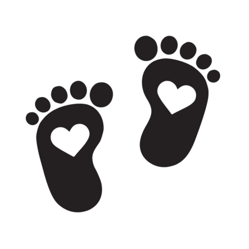 Baby Footprint, Baby Feet SVG | Master Bundles