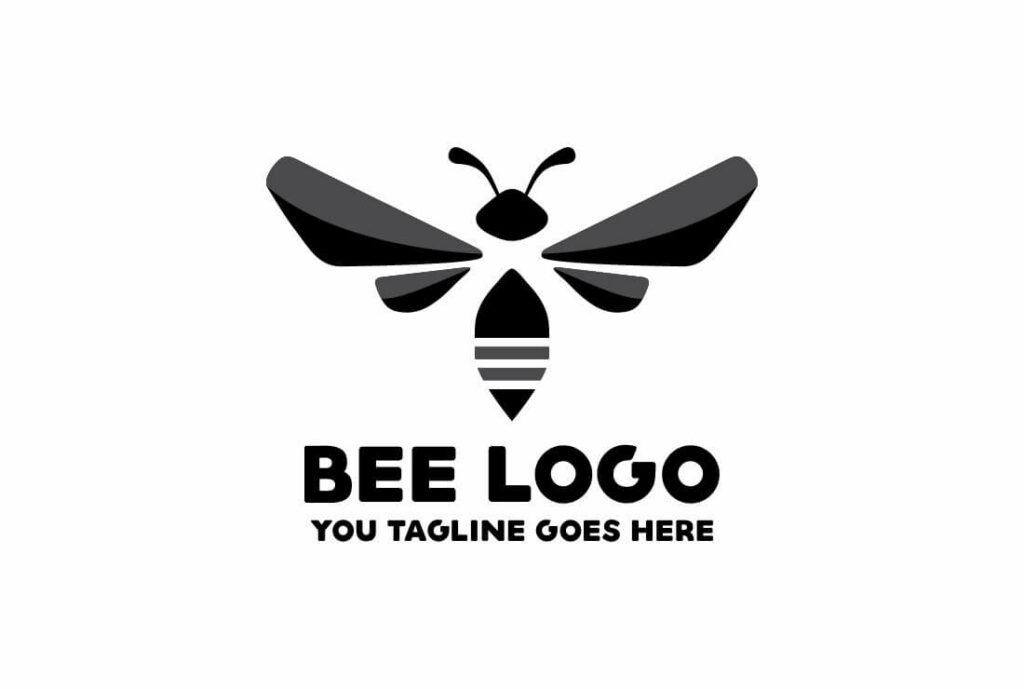 Bee Logo Template AI and EPS – MasterBundles