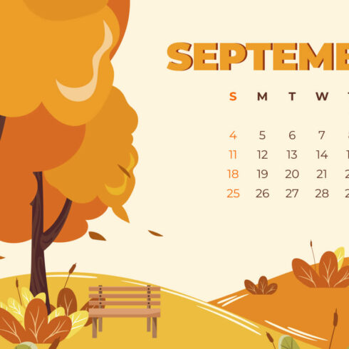 Free Printable September Calendar | Master Bundles