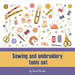 Sewing And Embroidery Tools Set