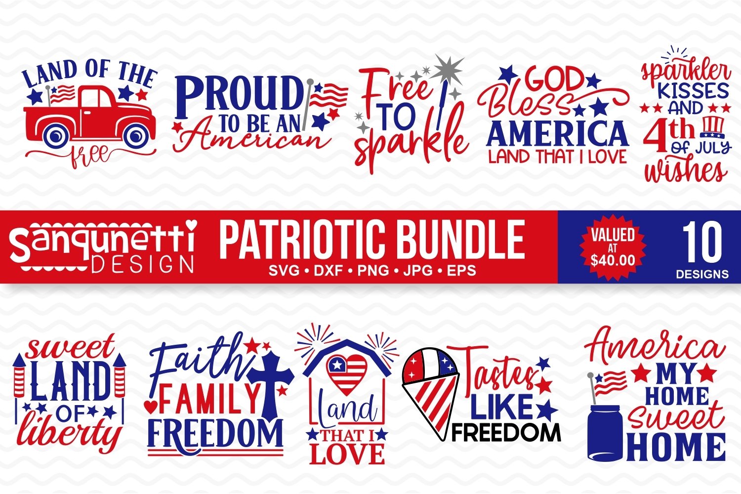 Preview of patriotic lettering with USA flag.