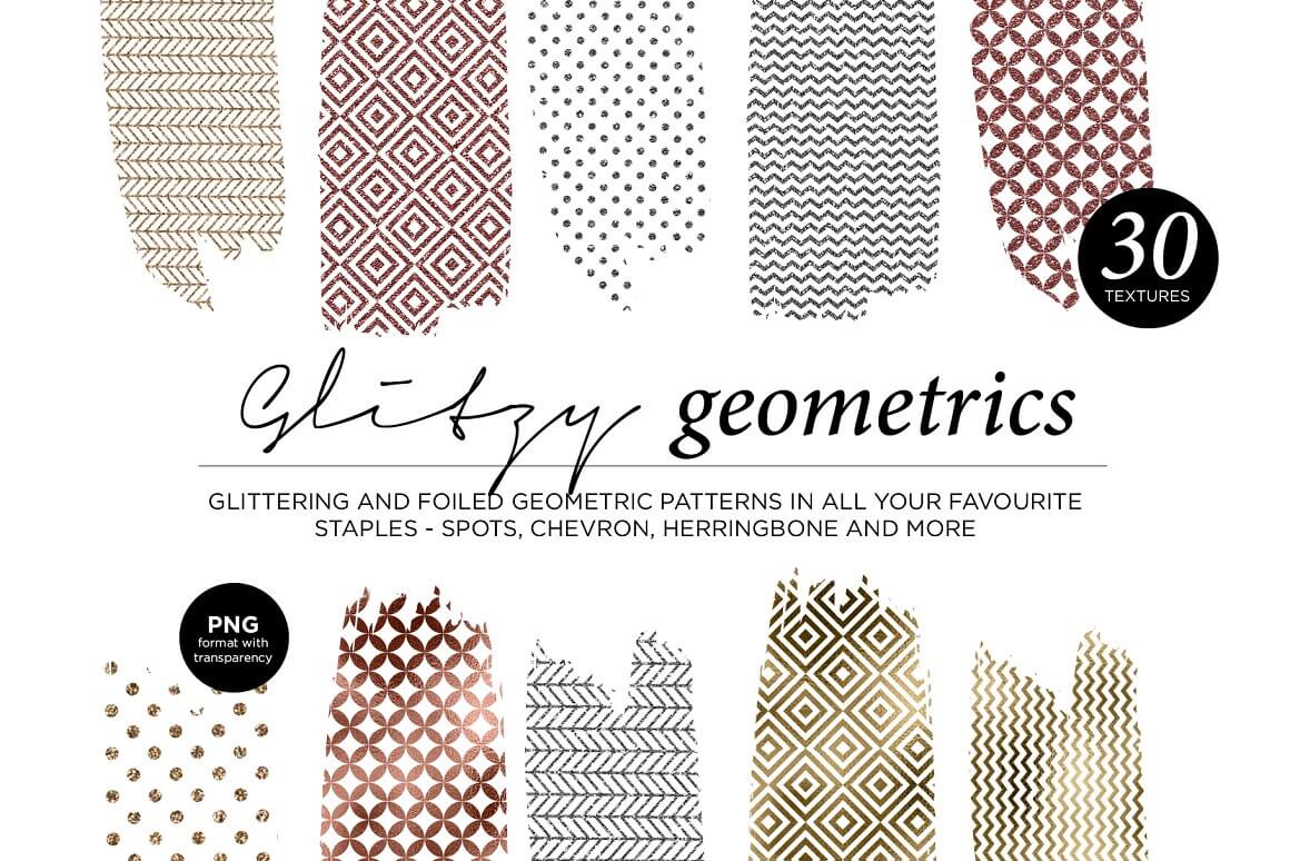 Glitgy geometrics.