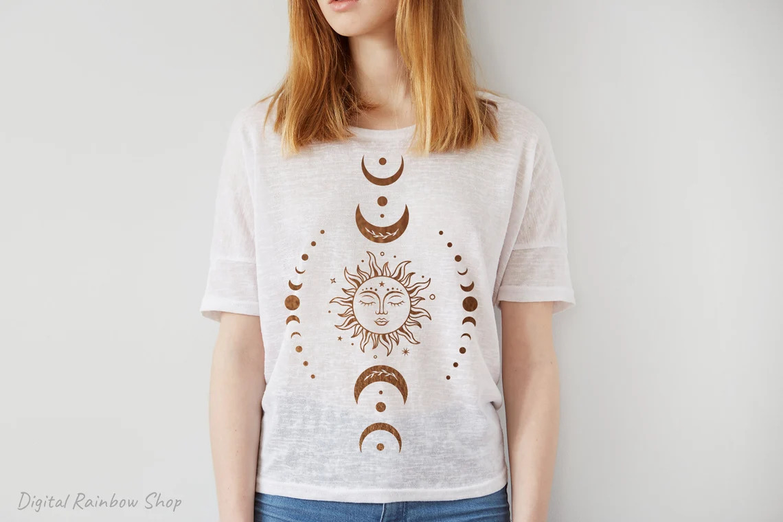 Image on a white t-shirt.