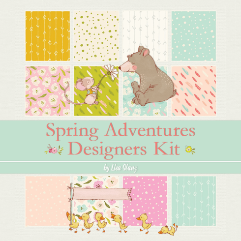 Spring Adventures Designers Kit cover image.
