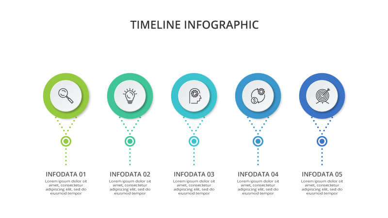 Timeline Animated Infographics.