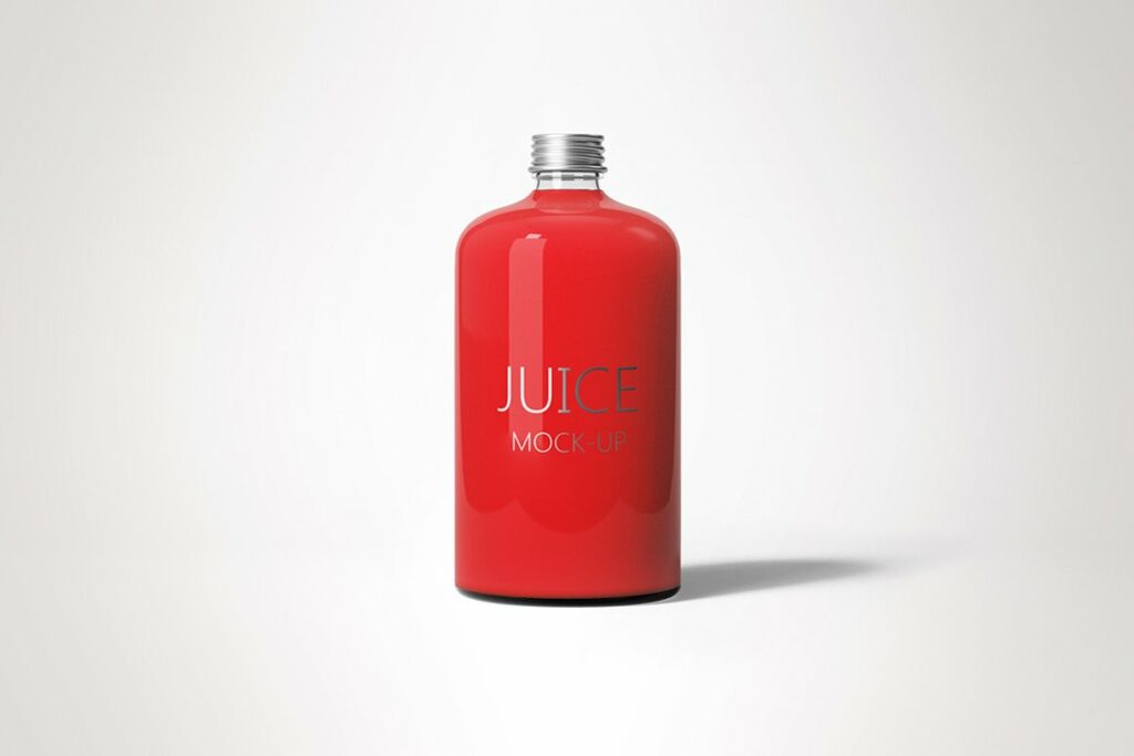 Juice Bottle Mock-Up 4 PSD Files – MasterBundles