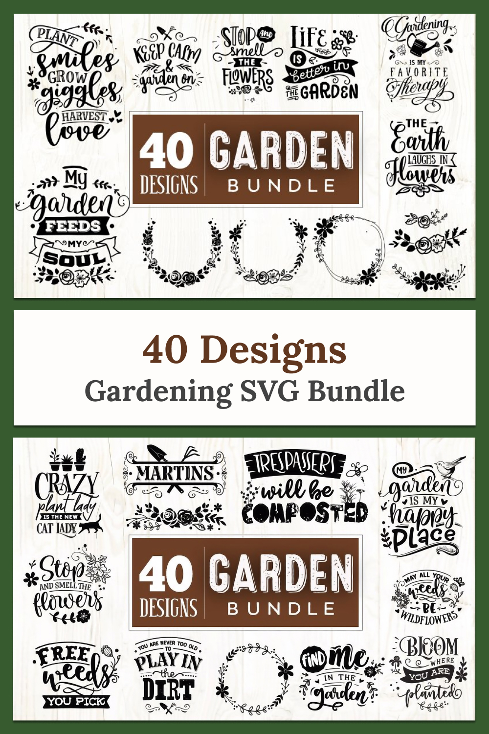40 designs gardening bundle of pinterest.