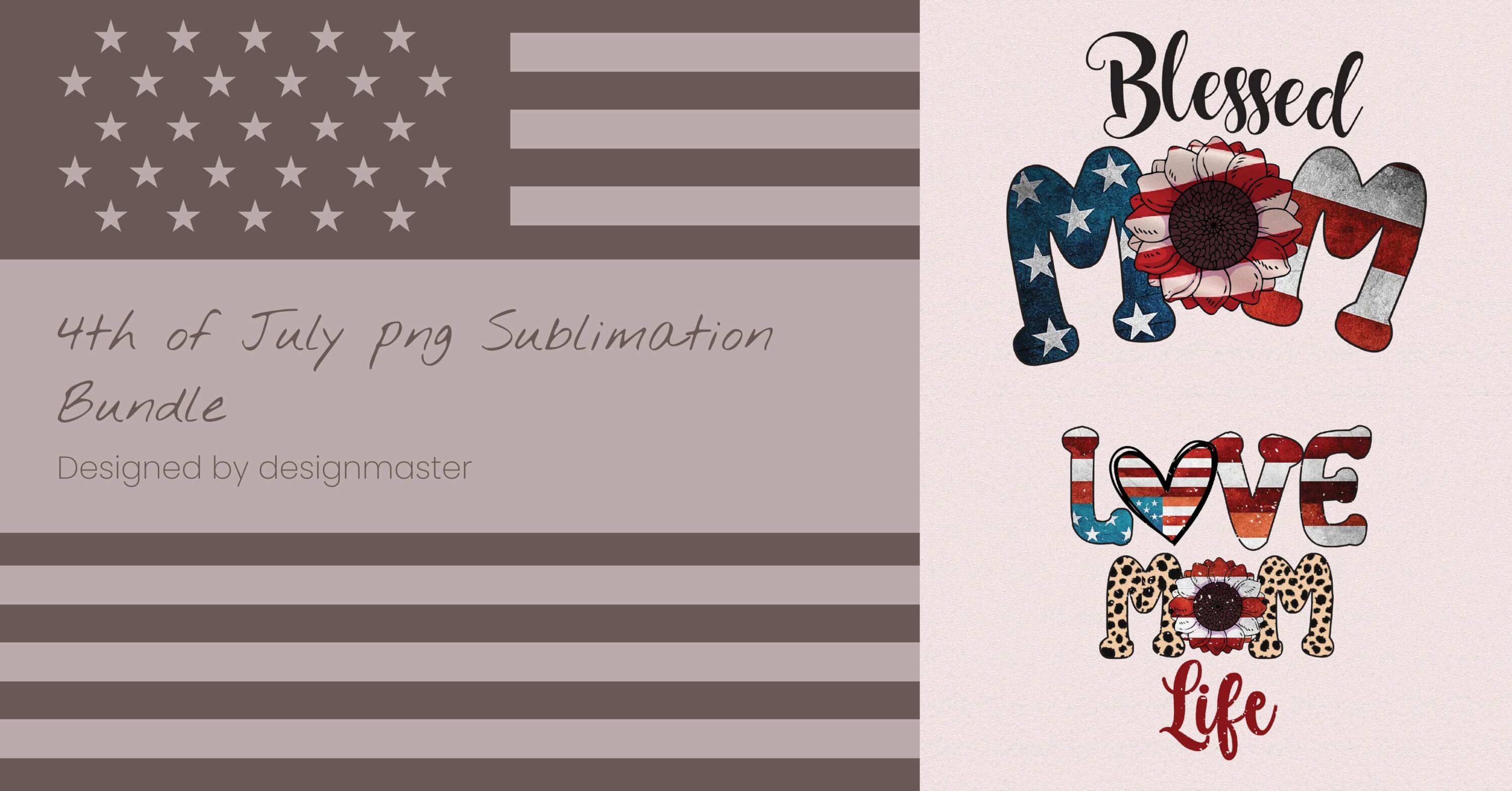 4th of July PNG Sublimation Bundle facebook image.