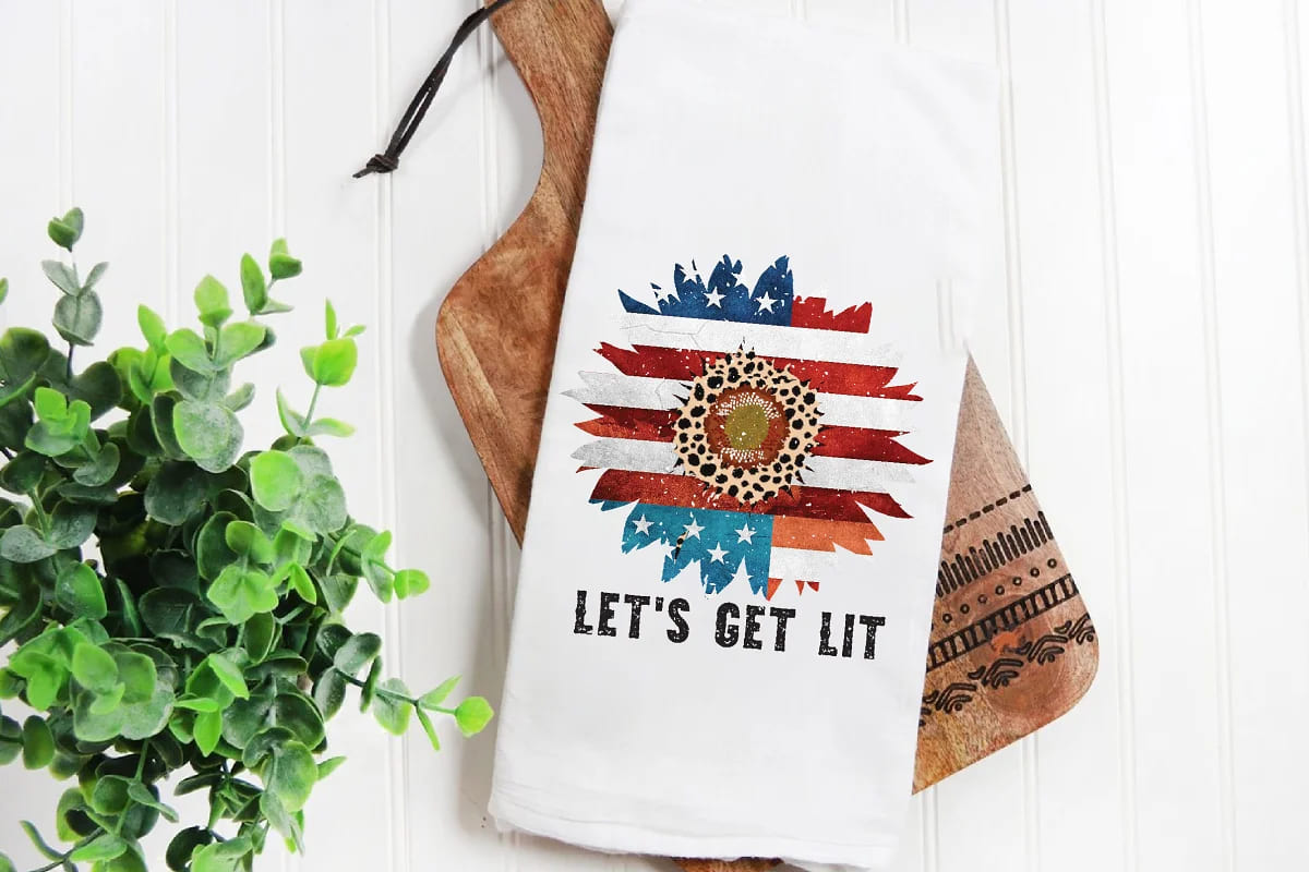 4th of july png sublimation bundle, let's get lit quote.