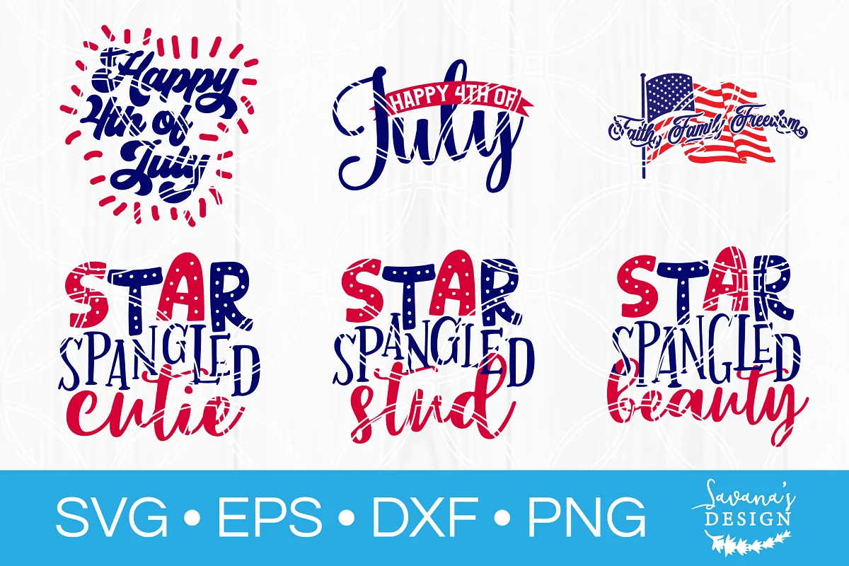 4th of july svg cut files patriotic, perfect for signs and decor.
