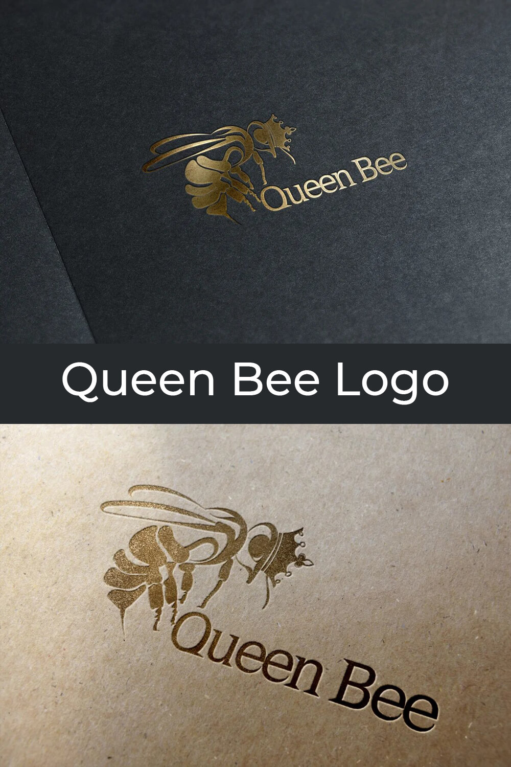 Queen bee logo.