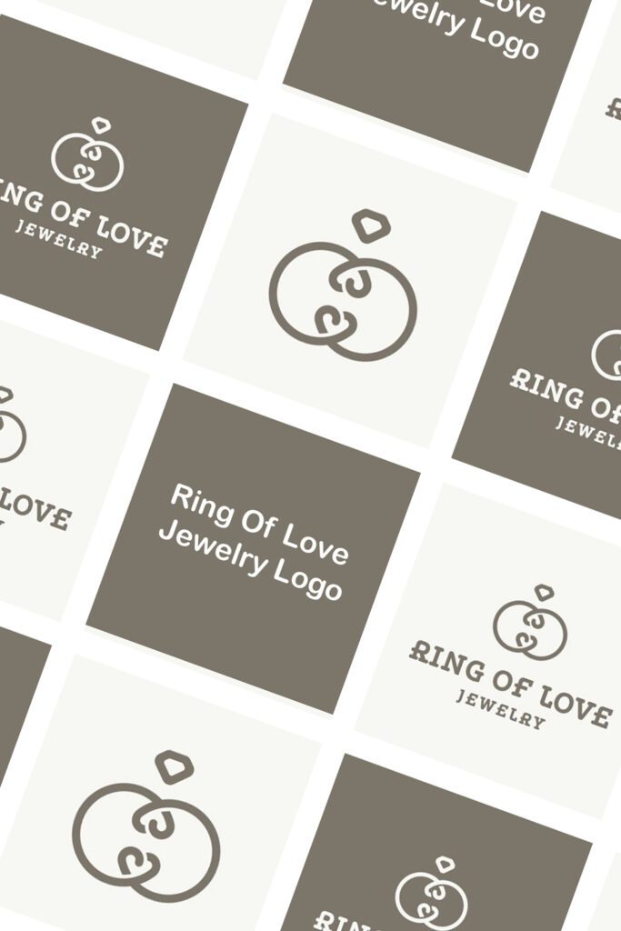 Ring Of Love Jewelry Logo MasterBundles